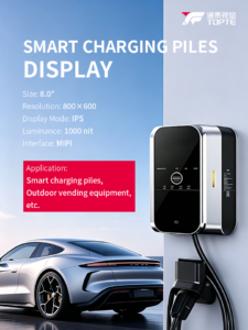 Project Ev Store Display Smart EV Charging Display Module | Outdoor HMI Solution - TOPTE